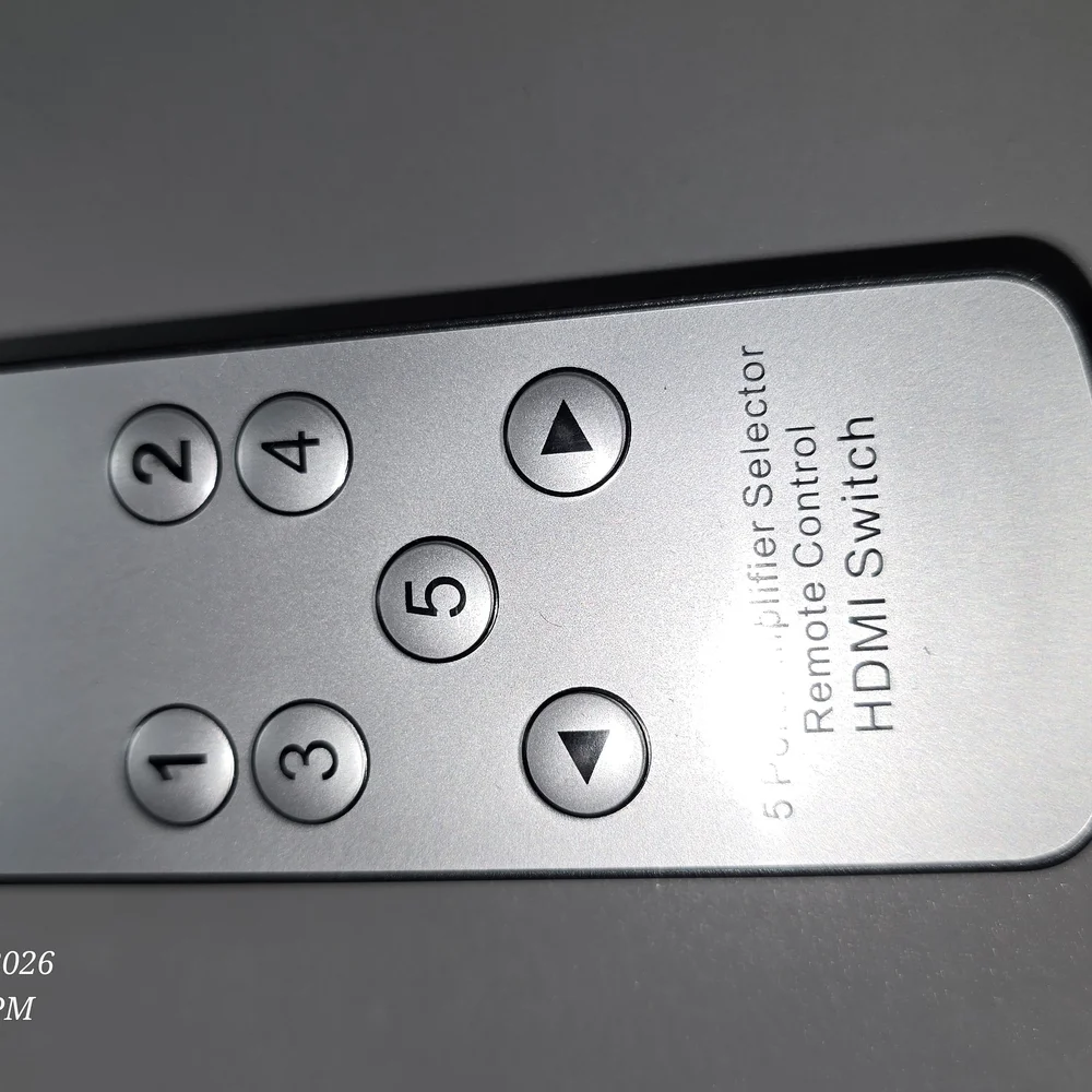 (001)8K HDMI 5x1 2.1 Switch with Remote